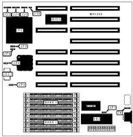 UNIDENTIFIED   80486SX/DX MOTHERBOARD